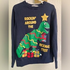 H&M Christmas Dinosaur Sweater